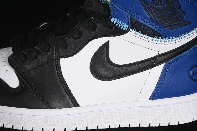 All categories Air Jordan Jordan series basketball shoes Air Jordan 1 High OG version Fragment x Union x Air Jordan 1 Retro AJ1 Joe 1 new deconstructed royal blue high-top basketball shoes IO7847-001